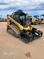 Used Skid Steer,Used Caterpillar Skid Steer,Used Skid Steer in yard,Front of used Skid Steer in yard